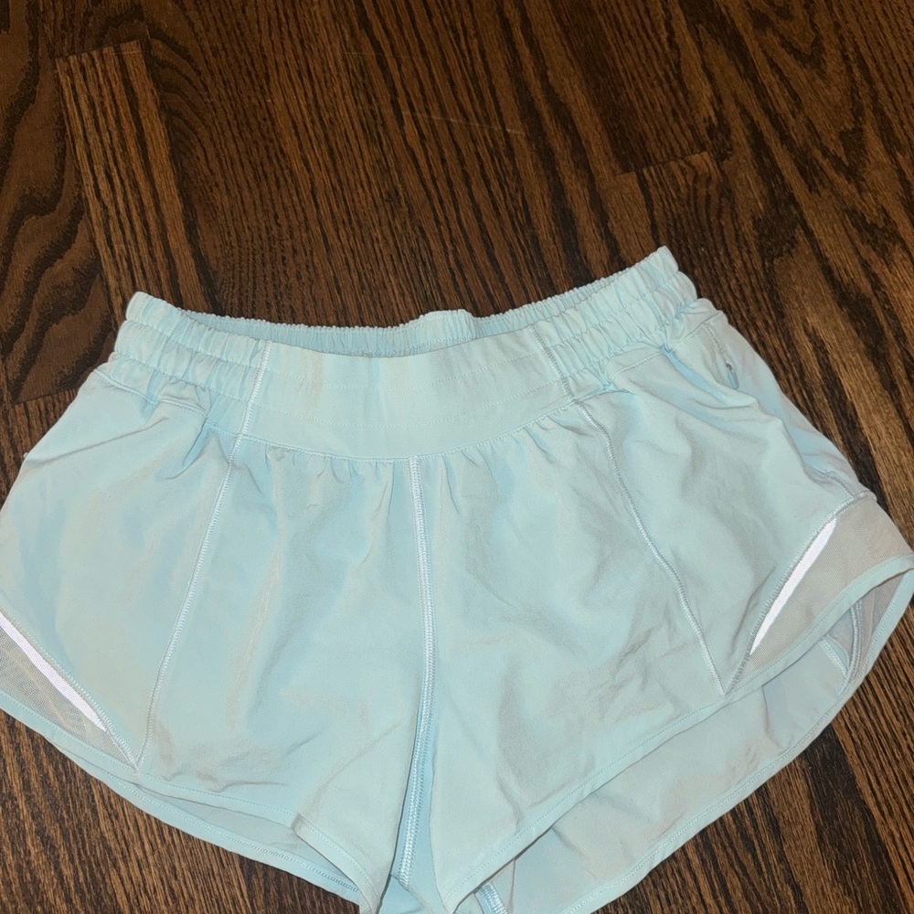 Lululemon Athletica Light Blue Women's Athletic Shorts
